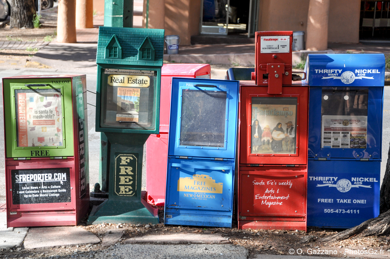 Boîtes à journaux / Santa Fé